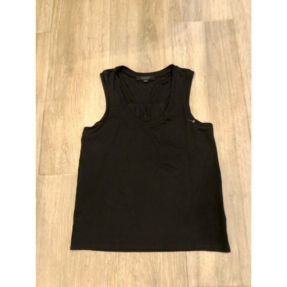 AllSaint women black tank top size US 4 - Picture 4 of 11
